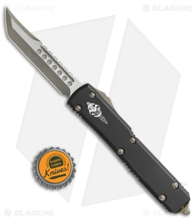 Microtech Ultratech Hellhound Tanto OTF Automatic Knife CC (3.4" Bronze SW) 4 Microtech Ultratech Hellhound Tanto OTF Automatic Knife CC (3.4" Bronze SW) - Image 4