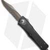 Microtech Combat Troodon Bowie OTF Automatic Knife (3.8" Bronze Serr) 146-14