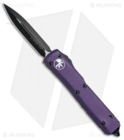 Microtech Ultratech D/E OTF Automatic Knife CC Purple (3.4" Black)