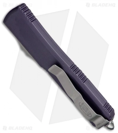 Microtech Ultratech Spartan OTF Automatic Knife CC Purple (3.4" Stonewash) 2 Microtech Ultratech Spartan OTF Automatic Knife CC Purple (3.4" Stonewash) - Image 2