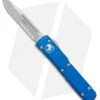 Microtech Ultratech Knife Blue S/E OTF Automatic (3.4" Stonewash Serr) 121-11BL