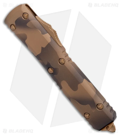 Microtech Ultratech S/E OTF Automatic Knife Camo (3.4" Coyote Camo Serr) 2 Microtech Ultratech S/E OTF Automatic Knife Camo (3.4" Coyote Camo Serr) - Image 2