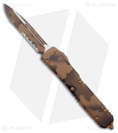 Microtech Ultratech S/E OTF Automatic Knife Camo (3.4" Coyote Camo Serr) 1 Microtech Ultratech S/E OTF Automatic Knife Camo (3.4" Coyote Camo Serr)