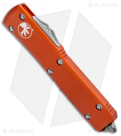Microtech Ultratech S/E OTF Automatic Knife Orange (3.4" Satin) 121-4OR 2 Microtech Ultratech S/E OTF Automatic Knife Orange (3.4" Satin) 121-4OR - Image 2