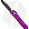 Microtech Ultratech Drop Point D/A OTF Automatic Knife Violet (3.4" Black)