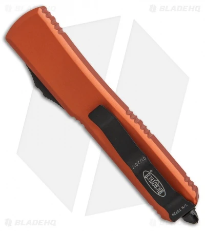 Microtech Ultratech S/E OTF Automatic Knife Orange CC (3.4" Black) 3 Microtech Ultratech S/E OTF Automatic Knife Orange CC (3.4" Black) - Image 3