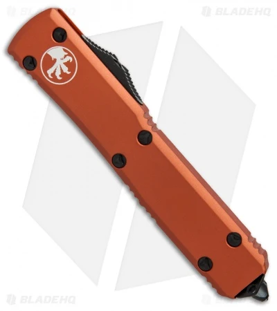 Microtech Ultratech S/E OTF Automatic Knife Orange CC (3.4" Black) 2 Microtech Ultratech S/E OTF Automatic Knife Orange CC (3.4" Black) - Image 2
