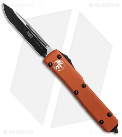 Microtech Ultratech S/E OTF Automatic Knife Orange CC (3.4" Black) 1 Microtech Ultratech S/E OTF Automatic Knife Orange CC (3.4" Black)