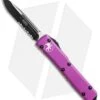 Microtech Ultratech S/E OTF Automatic Violet CC (3.4" Black Serr)