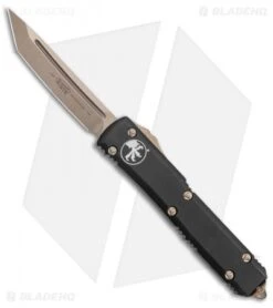Microtech Ultratech Tanto OTF Automatic Knife Black (3.4" Bronze Apocalyptic)