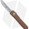 Microtech Ultratech T/E OTF Automatic Knife Tan CC (3.4" Stonewash Serr)