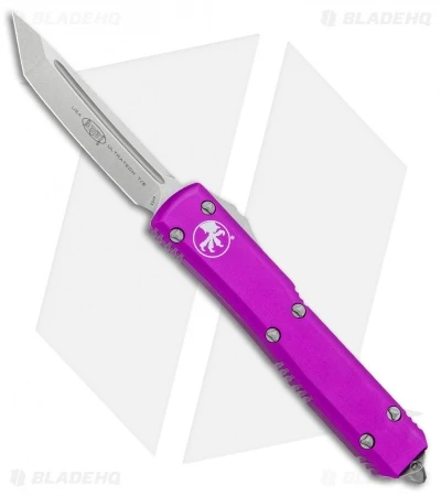 Microtech Ultratech T/E OTF Automatic Knife Violet CC (3.4" Stonewash) 1 Microtech Ultratech T/E OTF Automatic Knife Violet CC (3.4" Stonewash)