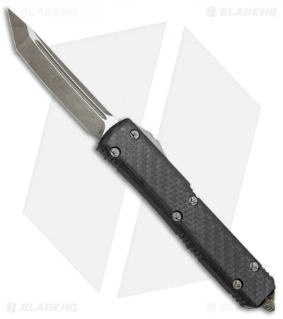 Microtech Ultratech T/E OTF Automatic Knife Black CF (3.4" Bronze Apocalyptic) 1 Microtech Ultratech T/E OTF Automatic Knife Black CF (3.4" Bronze Apocalyptic)