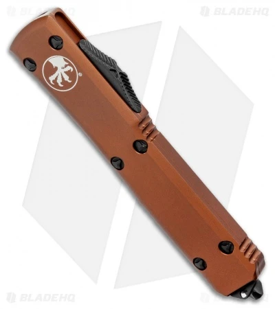 Microtech Ultratech Tanto T/E OTF Automatic Knife Tan CC (3.4" Black) 123-1TA 2 Microtech Ultratech Tanto T/E OTF Automatic Knife Tan CC (3.4" Black) 123-1TA - Image 2