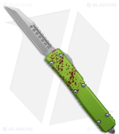 Microtech Ultratech Zombie Tech Hellhound+Warhound OTF Automatic Knife Set 2 Microtech Ultratech Zombie Tech Hellhound+Warhound OTF Automatic Knife Set - Image 2