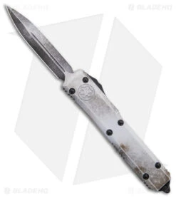 Microtech Ultratech D/E OTF Auto Knife Sandtrooper (3.4" White ) 122-1SAD