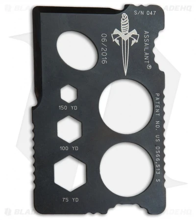 Marfione Custom Assailant Credit Card Knife Black SW Titanium & Bi-Fold Wallet 1 Marfione Custom Assailant Credit Card Knife Black SW Titanium & Bi-Fold Wallet