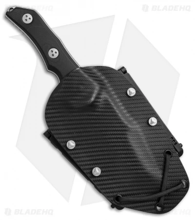 Marfione Custom Knives Apex Fixed Blade Knife Black G-10 (4.6" Apocalyptic) 2 Marfione Custom Knives Apex Fixed Blade Knife Black G-10 (4.6" Apocalyptic) - Image 2