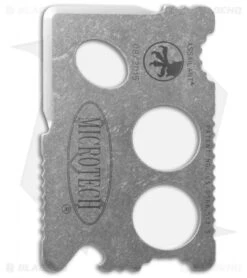 Microtech Assailant Credit Card Knife Apocalyptic Titanium & Bi-Fold Wallet