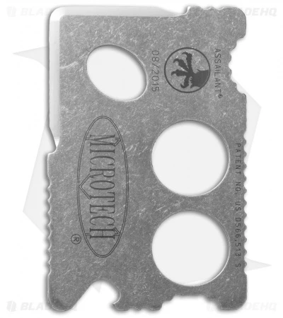 Microtech Assailant Credit Card Knife Apocalyptic Titanium & Bi-Fold Wallet 1 Microtech Assailant Credit Card Knife Apocalyptic Titanium & Bi-Fold Wallet