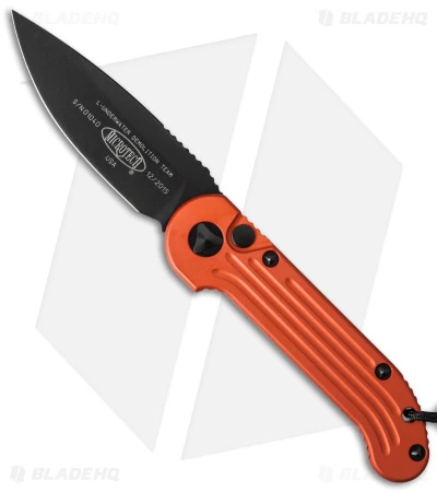 Microtech LUDT Automatic Knife Orange (3.4" Black) 135-1OR 1 Microtech LUDT Automatic Knife Orange (3.4" Black) 135-1OR