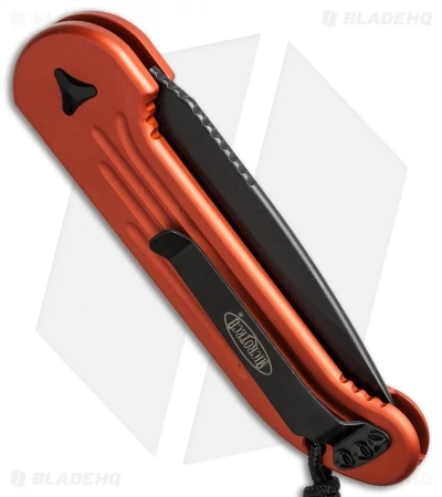 Microtech LUDT Automatic Knife Orange (3.4" Black) 135-1OR 3 Microtech LUDT Automatic Knife Orange (3.4" Black) 135-1OR - Image 3