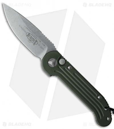 Microtech LUDT Automatic Knife OD Green (3.4" Stonewash) 135-10OD 1 Microtech LUDT Automatic Knife OD Green (3.4" Stonewash) 135-10OD