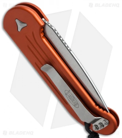 Microtech LUDT Automatic Knife Orange (3.4" Stonewash) 135-10OR 3 Microtech LUDT Automatic Knife Orange (3.4" Stonewash) 135-10OR - Image 3