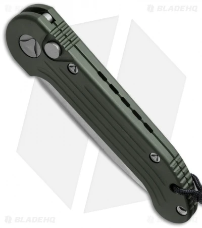 Microtech LUDT Automatic Knife OD Green (3.4" Stonewash) 135-10OD 2 Microtech LUDT Automatic Knife OD Green (3.4" Stonewash) 135-10OD - Image 2