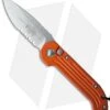 Microtech LUDT Automatic Knife Orange (3.4" Stonewash Serr) 135-11OR