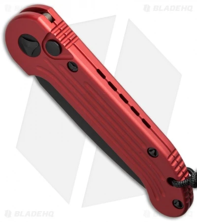 Microtech LUDT Automatic Knife Red (3.4" Black) 135-1RD 2 Microtech LUDT Automatic Knife Red (3.4" Black) 135-1RD - Image 2