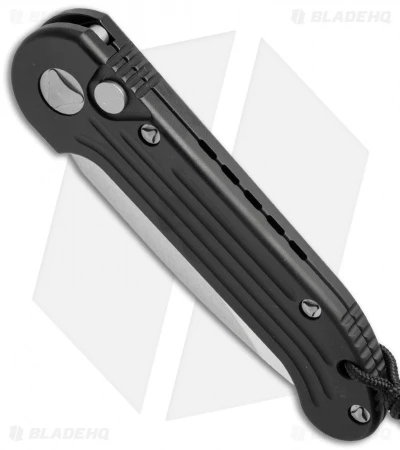 Microtech LUDT Automatic Knife Black (3.4" Satin) 135-4 2 Microtech LUDT Automatic Knife Black (3.4" Satin) 135-4 - Image 2