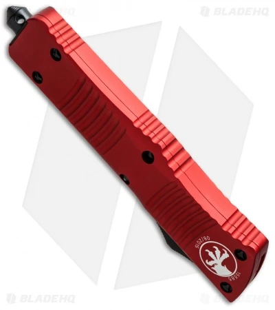 Microtech Combat Troodon S/E OTF Automatic Knife Red (3.8" Black) 143-1RD 2 Microtech Combat Troodon S/E OTF Automatic Knife Red (3.8" Black) 143-1RD - Image 2