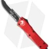 Microtech Combat Troodon S/E OTF Automatic Knife Red (3.8" Black Serr) 143-2RD