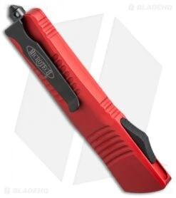 Microtech Combat Troodon S/E OTF Automatic Knife Red (3.8" Black Serr) 143-2RD 5 Microtech Combat Troodon S/E OTF Automatic Knife Red (3.8" Black Serr) 143-2RD -Microtech microtech 143 2rd side cm