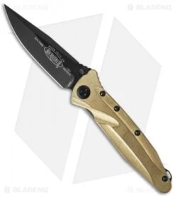 Microtech BAB Socom Delta S/E Knife Brass (4" Black) 159-1BRT