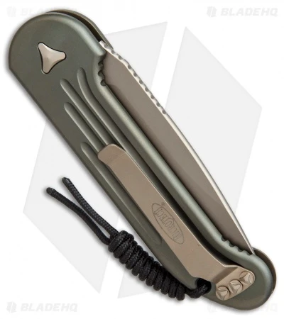 Microtech LUDT Automatic Knife OD Green (3.4" Bronzed) 135-13OD 3 Microtech LUDT Automatic Knife OD Green (3.4" Bronzed) 135-13OD - Image 3