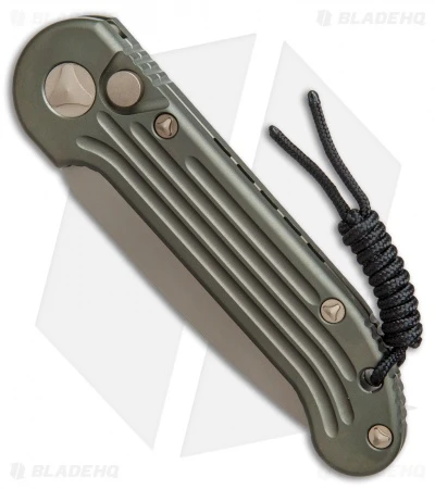 Microtech LUDT Automatic Knife OD Green (3.4" Bronzed) 135-13OD 2 Microtech LUDT Automatic Knife OD Green (3.4" Bronzed) 135-13OD - Image 2