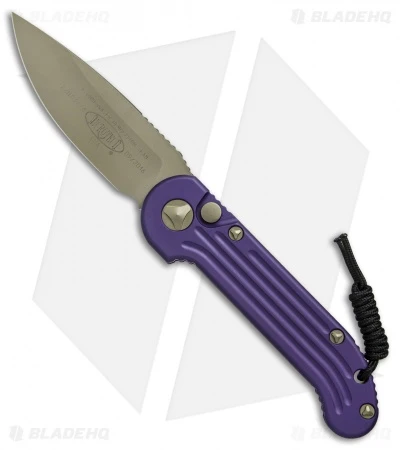 Microtech LUDT Automatic Knife Purple (3.4" Bronze) 135-13PU 1 Microtech LUDT Automatic Knife Purple (3.4" Bronze) 135-13PU