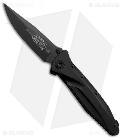 Microtech Aluminum Socom Delta S/E Tactical Knife (4" Black Plain) A159-1T 1 Microtech Aluminum Socom Delta S/E Tactical Knife (4" Black Plain) A159-1T