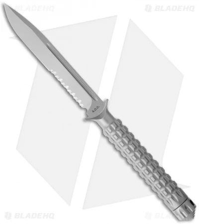 Microtech A.D.O. Knife S/E Fixed Blade (4.5" Bead Blast Serr) 116-8 1 Microtech A.D.O. Knife S/E Fixed Blade (4.5" Bead Blast Serr) 116-8
