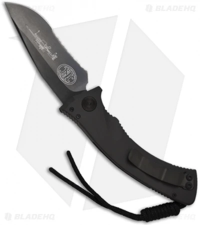 Rare Microtech Amphibian FN Herstal Automatic Knife (3.5" Serr) 300556 2 Rare Microtech Amphibian FN Herstal Automatic Knife (3.5" Serr) 300556 - Image 2