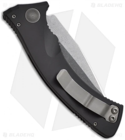 Vintage Microtech Amphibian Automatic Knife (3.5" Stonewash Serr) 02/2002 2 Vintage Microtech Amphibian Automatic Knife (3.5" Stonewash Serr) 02/2002 - Image 2