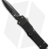 Microtech Combat Troodon D/E OTF Automatic Knife Bronzed Hardware (3.8" Black)
