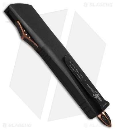 Marfione Custom Combat Troodon D/E OTF Knife Aluminum/Copper (3.8" Mirror) 3 Marfione Custom Combat Troodon D/E OTF Knife Aluminum/Copper (3.8" Mirror) - Image 3