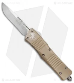 Microtech Combat Troodon S/E OTF Automatic Knife Tan (3.8" Satin) 143-4TA