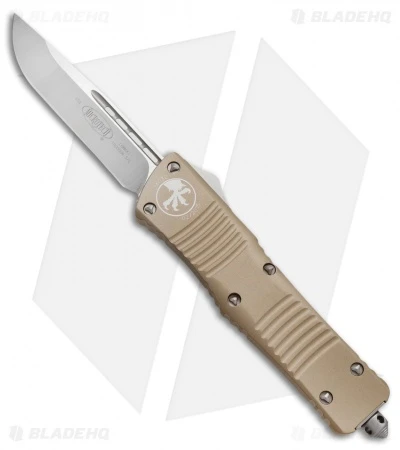 Microtech Combat Troodon S/E OTF Automatic Knife Tan (3.8" Satin) 143-4TA 1 Microtech Combat Troodon S/E OTF Automatic Knife Tan (3.8" Satin) 143-4TA