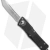 Microtech Combat Troodon Tanto Automatic OTF Knife (3.8" Stonewash Serr) 144-11