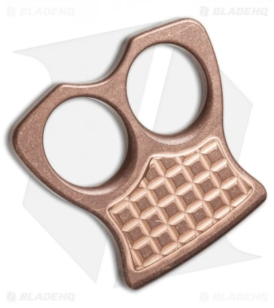 Microtech Marfione Two-Finger Knuckle Paperweight (Dirty Copper) 1 Microtech Marfione Two-Finger Knuckle Paperweight (Dirty Copper)