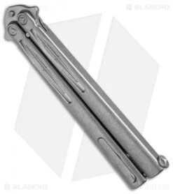 Microtech Marfione Custom Tachyon III Balisong SW Titanium (4.5" Two-Tone SW) 5 Microtech Marfione Custom Tachyon III Balisong SW Titanium (4.5" Two-Tone SW) -Microtech microtech custom tachyoniii sw dl back